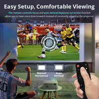 Hotack Venta caliente L016AQ Mini proyector de cine en casa portátil LED Beamer TV Video Lcd Proyector