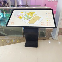 Pantalla LCD de 55 Pulgadas para Publicidad, Tablero de Menú Digital Android, Soporte de Exhibición, Publicidad Digital, Señalización Interactiva Táctil