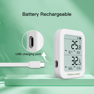 Sensores de Temperatura y Humedad Bluetooth de Larga Distancia con Pantalla LCD <span class=keywords><strong>BlueTag</strong></span> TH30 - Product Image 5