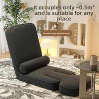 Fauteuil de détente moderne en tissu, pliable et multifonctionnel, au design simple, idéal pour hôtel, dortoir, petite chambre et maison