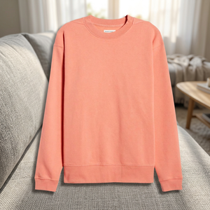 Sudadera de Cuello Redondo para Hombre, Corte Regular, Color Sólido, Tejido de Algodón, Estilo Casual, para Otoño - Product Image 5