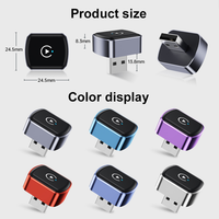 Adaptador Inalámbrico CarPlay Fuallwin Mini USB 2 en 1 para Android y Apple CarPlay con Cable para Coches Conexión Estable