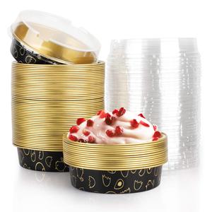 Disposable Aluminum <b>Foil</b> <b>Containers</b> Baking Cups with Lids Work Home Packing - Product Image 4