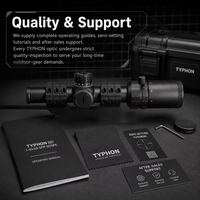 Lunette de visée optique professionnelle TYPHON LPVO 1-6x20 SFP en alliage d'aluminium léger pour activités de plein air