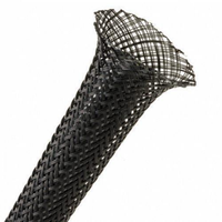 Gaine tressée pour câble d'ordinateur, protection ignifuge, résistante aux flammes, résistante à l'usure, extensible et flexible