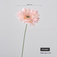 Simulierte große Zweige mit Gerbera, neue chinesische Heimdekoration, frische einzelne Chrysanthemen, Modellraum-Tischdekoration, Seidenblumen