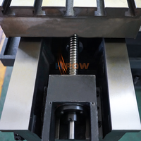 Machine de fraisage CNC verticale universelle à 3 axes de haute précision XK7126 avec système de contrôle GSK, broche BT40, broche simple