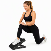 Planche inclinée en acier Naitesen pour étirement des mollets et squats, capacité de charge de 600 lb, inclinaison réglable, planche d'équilibre durable pour soulager les douleurs