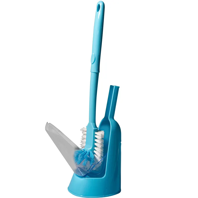 New cleaning toilet brush set with base and cover cleaning series supplier hard bristles