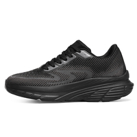 Chaussures de sport à bout large avec logo personnalisé pour hommes, tige en tricot respirant, support OEM/ODM, chaussures de course, faible MOQ, grandes tailles