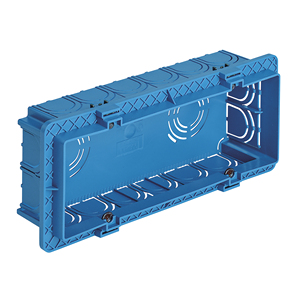 Scatola Rettangolare a Incasso 18.4 X 9 X 5 Blu per Condotti e Raccordi - Product Image 1