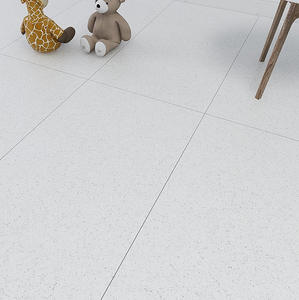 Piastrelle in Ceramica Metallica Smaltata Effetto Terrazzo Bianco Moderno <span class=keywords><strong>Mirabella</strong></span>, Imitazione Pietra Resistente agli Acidi per Zone Pranzo - Product Image 4