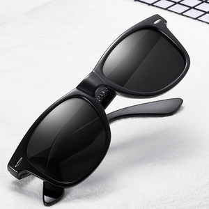 Gafas de Sol Deportivas Polarizadas Cuadradas Azules Clásicas, Lentes TAC, Montura de PC, Gafas de Conducir con Espejo de Moda para Hombre y Mujer - Product Image 3