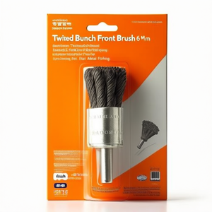 แปรงขัดหน้าแบบเกลียว 6 มม. แปรงขัดสแตนเลสสำหรับขัดโลหะ - Product Image 2