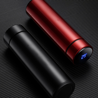 Termo de vacío inteligente de acero inoxidable de 450mL alimentado por batería con pantalla LED Pantalla de temperatura Vasos clásicos