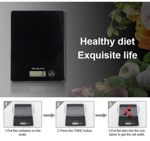 Báscula electrónica digital de vidrio para superficie de vidrio, balanza de cocina con pantalla de LCD - Product Image 4