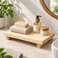 Support de Savon en Bois pour Cuisine et Salle de Bain – Plateau sur Pied pour Évier – Décoration Maison et Cuisine – Vente Chaude Usine