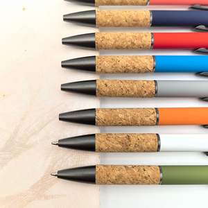 قلم 2 في 1 من المعدن ذو المقبض الناعم الصديق الصديق مع خشب k لرأس القلم بشعار مخصص هدية أعمال عالية الجودة - Product Image 4