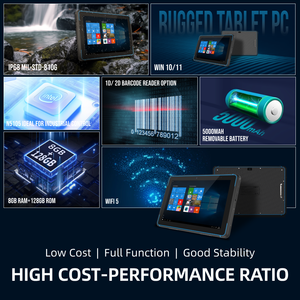Tablette PC robuste W105 industrielle <span class=keywords><strong>10</strong></span>,1 pouces Intel Win <span class=keywords><strong>10</strong></span>/11 5000 mAh étanche IP68 avec lecteur de codes-barres 1D/2D QR Code 16+128 Go - Product Image 6
