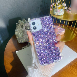 Sparkle étui pour samsung Galaxy A54 étui A14 A53 A34 fait à la main Bling filles strass cristal diamant Design couverture A32 A13 <span class=keywords><strong>A73</strong></span> - Product Image 2