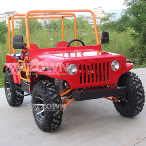 Jeeps miniatures classiques populaires à essence, tout-terrain, quatre roues motrices, couleur personnalisable, capacité de 2/4/6 personnes - Product Image 2