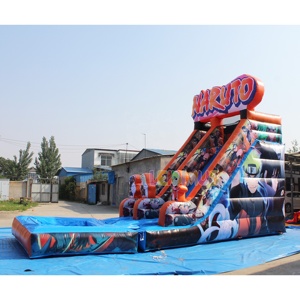 Nhân Vật Trượt Nước <span class=keywords><strong>Inflatable</strong></span> Bouncer Với Bóng Pit Phim Hoạt Hình Nhà Bị Trả Lại Với Slide Cho Hồ Bơi Combo Cho Vui Chơi Giải Trí Thiết Bị - Product Image 4
