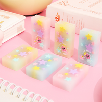Gomme en forme d'étoile de dessin animé, gomme mignonne pour papeterie, gomme à crayon artistique