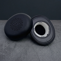 Bantalan Telinga Pengganti Jabra Evolve2 65 Flex UC/MS, Bantalan Telinga Kulit Protein, Tahan Lama, Bernapas, Penutup Headphone Over Ear