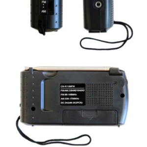 Radio AM FM portable d'usine avec réglage analogique manuel, haut-parleur intégré, prise casque, double alimentation, radio de poche pour usage domestique - Product Image 3