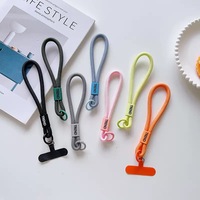 Correa de Muñeca Corta Tejida Personalizada para Teléfono, Correa de Viaje para Fundas y Accesorios de iPhone 17 Pro Max