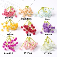 Bunga Baby Breath Artifisial 6cm Langsung dari Pabrik untuk Dekorasi Karangan Bunga Ulang Tahun, DIY, Pernikahan, dan Bar