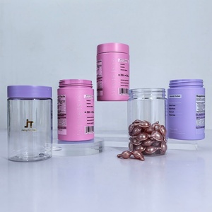 Conteneur personnalisé pour animaux de compagnie, 120 ml, 180 ml, flacon en plastique transparent vide pour compléments alimentaires, vitamines, pilules - Product Image 3