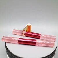 Flacon en verre personnalisé 3ml 5ml 10ml Flacon à bille pour huile essentielle Flacon à bille double extrémité pour parfum Bille en acier inoxydable