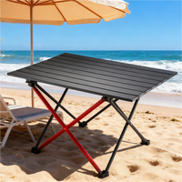 Mesa Plegable Portátil con Asa de Transporte Estilo Maletín, Mesas de Exterior para un Fácil Transporte, Stock Limitado
