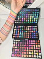 Palette de fards à paupières mats longue tenue 252 couleurs 252A, maquillage organique scintillant, ensembles de maquillage pour filles, vente en gros de palettes de fards à paupières