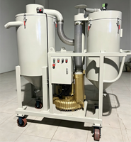 Collecteur de billes de sablage industriel portable pour la récupération de billes d'acier et de granulats abrasifs, destiné au nettoyage des salles de sablage