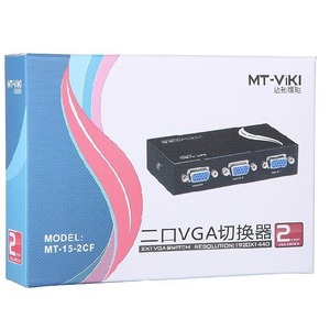 สวิตช์วีจีเอ 2 พอร์ตหน่วยแชร์จอคอมพิวเตอร์เอ็มที 15 2cf 2 อิน 1 สกรีน - Product Image 2