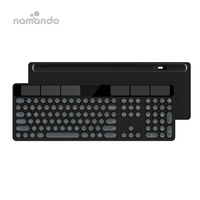 Solaire Rechargeable clavier 2.4Ghz Sans Fil clavier et souris combo Pour ODM banque clavier de namando