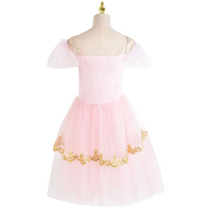 Dance <span class=keywords><strong>Favourite</strong></span> 22063 - Tutu de ballet long jaune romantique pour femmes danseuses - Tenue de performance - Product Image 2