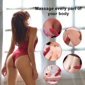 CE Certified <span class=keywords><strong>Body</strong></span>-Safe <span class=keywords><strong>Silicone</strong></span> Forte Vibração Massageador para Mulheres USB Alimentado Sem Fio Controle Remoto Função de Alívio da Dor - Product Image 4