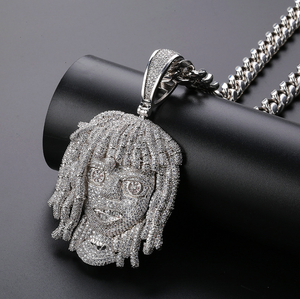Hiphop de helado de plata rapero cantante <span class=keywords><strong>lil</strong></span> grande de la bomba de COLLAR COLGANTE - Product Image 4