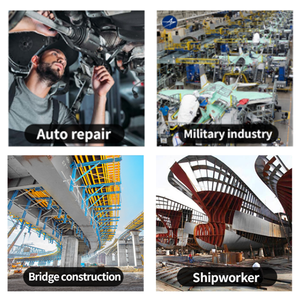 Chave de Impacto Pneumática Profissional de Alta Torque em Liga de Alumínio de 1/2 polegada BM-670/BM-740/BM-750 para Pneus Automotivos - Product Image 6