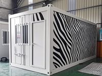 Cabine portable modulaire à 2 chambres, belle maison conteneur inspirée du Costa Rica pour la construction au Koweït