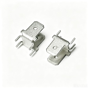 工厂加工服务 低价格 H62 黄铜接线片 Faston 端子 PCB 焊接片 OEM 现货供应 - Product Image 2