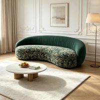 Italienisches Luxus-Designer-Sofa mit kostenlosem Versand, Vakuumkomprimiert, Stoffbezug, Amerikanischer Stil für Hotel und Villa, Leichte Eckgarnitur für Wohnzimmer