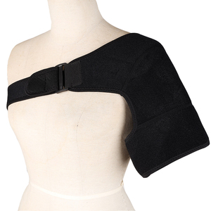 Maschio femmina puro colore carbone di bambù caldo morbido monospalla quattro lati elastico sudore assorbente schiena cinturino protettivo - Product Image 4