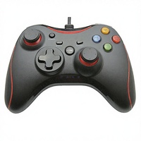 Gamepad Kabel Klasik, untuk Pengontrol Game Berkabel Pc dengan Motor Getaran S