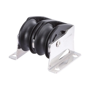 Spb-2916f รอกล้อคู่ เส้นผ่านศูนย์กลาง 29 มม. สายขนาด 8 มม. อะลูมิเนียม อุปกรณ์ทางทะเล สำหรับการปรับปรุงและอัปเกรด - Product Image 1