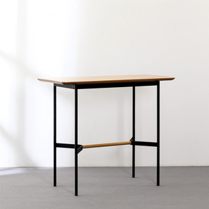 بيع بالجملة نورديك تصميم بسيط أسود مستطيل جزيرة مطبخ خشب مرتفع للمنزل - Product Image 5