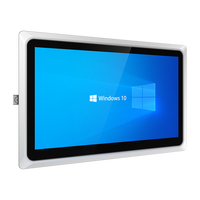 Monitor Interactivo de Pantalla Táctil de Aleación de Aluminio de 13.3 Pulgadas, Todo en Uno, PC con Windows 10, Tableta Táctil